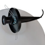 Globo De Piso 50 PVC Opal Antivandalismo Con Estaca - Apto Led (E27)