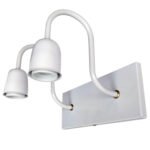 Aplique Spot De Pared Signo Base Rectangular 2 Luces Moderno Retro Vintage - Apto Led (E-27)