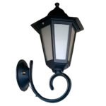 Farol Colonial Fundición Aluminio para Intemperie 6 Caras Vidrio Translúcido con Ménsula Inferior - Apto Led (E27)