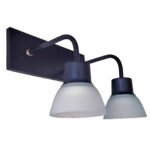 Aplique Spot De Pared Recto Base Rectangular 2 Luces con Tulipa Francia Moderno Retro Vintage - Apto Led (E-27)