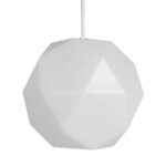 Colgante Prisma Esfera PVC Opal Antivandalismo 1 Luz - Apto Led (E27)