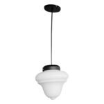 Colgante Trompo 2 de Vidrio 1 Luz Moderno - Apto Led (E27)