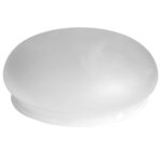 Vidrio Boina Satinado para Repuesto Plafones Grandes 20 Cm.