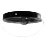 Plafón Chapa Chico 1 Luz Vidrio Boina Transparente Apto Led - E27