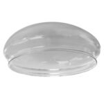 Vidrio Boina Transparente para Repuesto Plafones Grandes (20 Cm.)