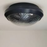 Plafón Soffit 1 Luz Vidrio Transparente Apto Led - E27