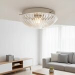 Plafón Chapa Chico (15) Cromado Vidrio Transparente E27