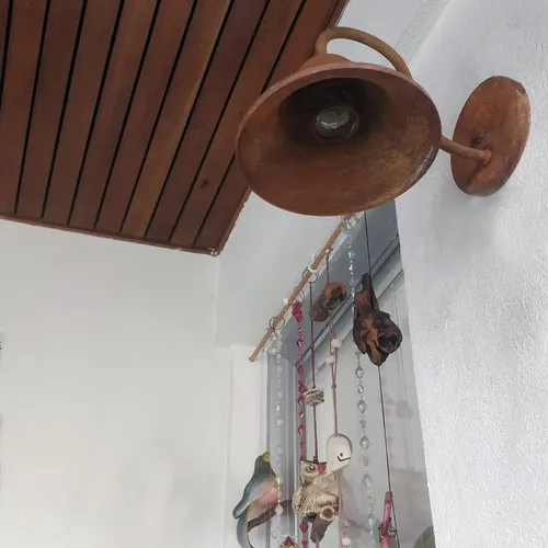 Aplique De Pared Campana 16 Moderno Óxido Vintage Apto Led - Imagen 5