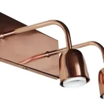 Spot Recto Metalizado Base Rectangular Moderno Vintage 2 L.