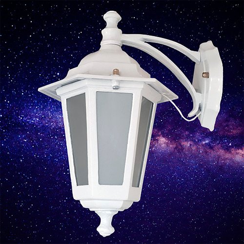 Farol Colonial De Pared 6 Caras Chico Fundición De Aluminio - Imagen 59