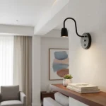 Spot Tipo Velador Pared Con Tecla Moderno Vintage Apto Led