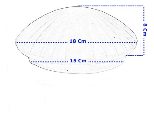 Vidrio Repuesto Satinado Plafón Chico 15 Cm - Imagen 14