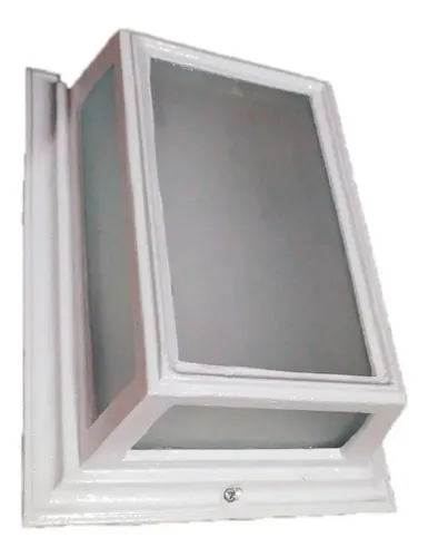 Farol Colonial Fundicion Aluminio Rectangular P/ Intemperie - Imagen 1