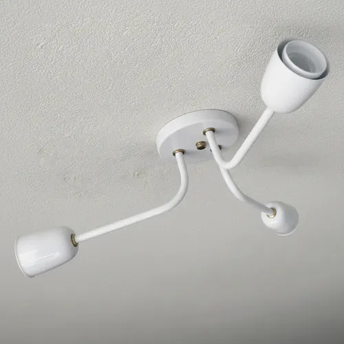 Spot Recto Aplique Techo O Pared Industrial Vintage 3 Luces - Imagen 1