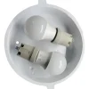 Plafón Fundición Aluminio C/aro Redondo Grande 2 Luces E27 - Thumbnail Image 15