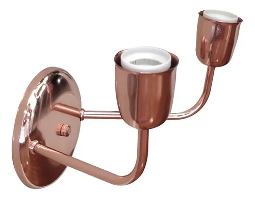 Spot Recto Metalizado Moderno Vintage 2 Luces - Apto Led E27 - Imagen 43
