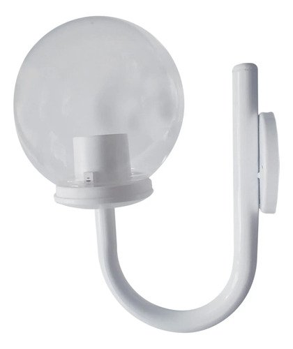 Aplique Globo Jardín 20 Cm Decorativo Antivandalismo 1 Luz - Imagen 6