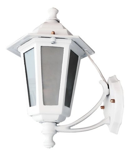 Farol Colonial Pared 6 Caras Chico Aluminio Apto Led - E27 - Imagen 70