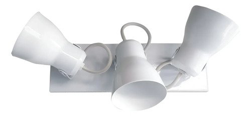Aplique Spot Economico De Chapa 3 Luces E27 - Imagen 7