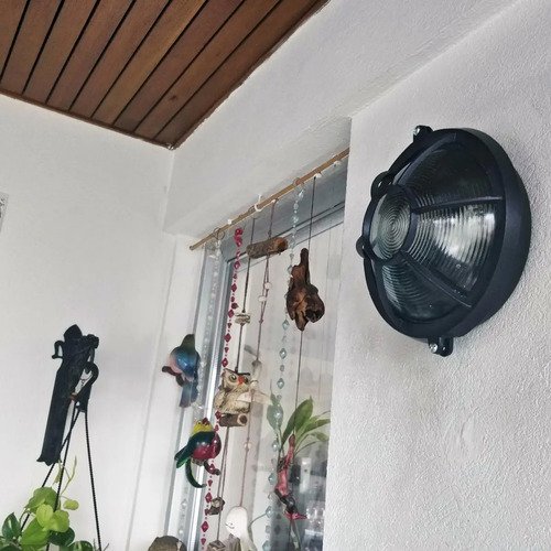 Tortuga Fundición De Aluminio Redonda Grande 2 Luces E27 - Imagen 5