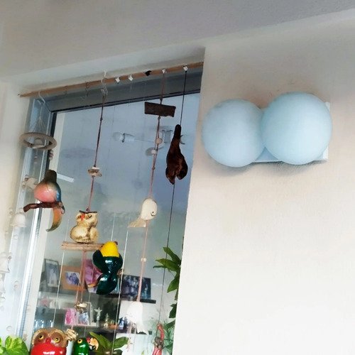 Spot Camarín De Pared 2 Luces Con Globo Espacio 5x13 (gz9) - Imagen 20