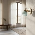 Aplique Spot Tulipa De Pared Metalizado 1 Luz E27