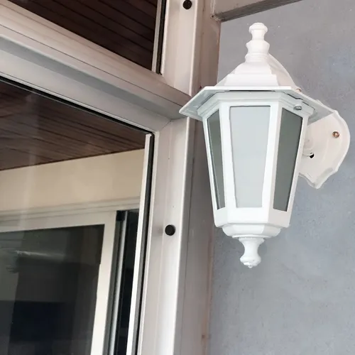 Farol Colonial De Pared 6 Caras Chico Fundición De Aluminio - Imagen 60