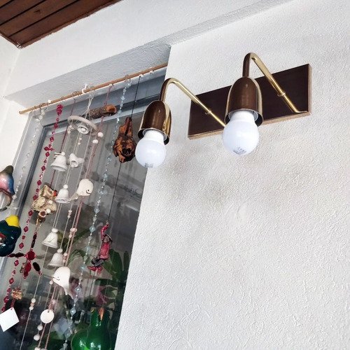 Spot Recto Metalizado Moderno Vintage 2 Luces - Apto Led E27 - Imagen 25