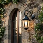 Farol Colonial 6 Caras Fundición De Aluminio - E27 Apto Led