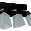Aplique Spot Cubeto Base Rectangular Mov De Niquel 3 Luces - Thumbnail Image 2