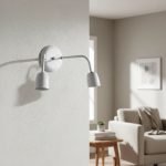 Spot Aplique Recto De Pared Moderno Vintage 2 Luces