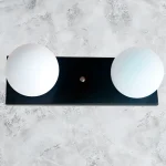 Spot Camarín Aplique De Pared 2 Luces Con Globo 5x10 (gz9)