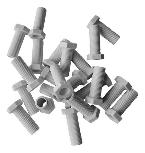Chicoletas Grandes Plásticas C/rosca 3/8 - Pack 300 Unidades - Imagen 11