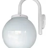 Aplique Globo Vidrio Opal 12x25 Cm Con Caño Ménsula - E27 - Thumbnail Image 13