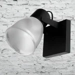 Aplique Spot Plástico Simple Clásico 1 Luz - Apto Led E27