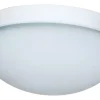 Plafón Chapa Chico 1 Luz Vidrio Boina Satinado - Apto Led - Thumbnail Image 2
