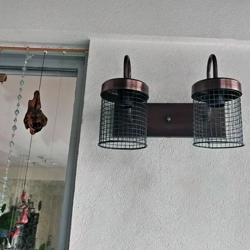 Spot Rejilla 2 Luces Moderno Vintage Apto Led - Metalizado - Imagen 4
