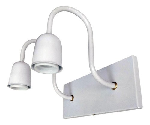 Spot Signo Rectangular Aplique Pared Moderno Vintage 2 Luces - Imagen 5