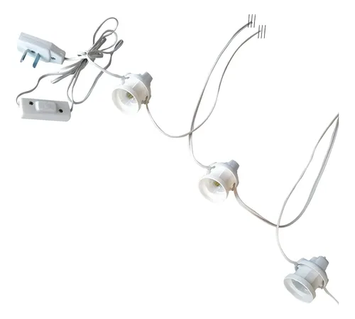 Guirnalda 10 Metros 20 Luces Tipo Kermese Exterior Apto Led - Imagen 1