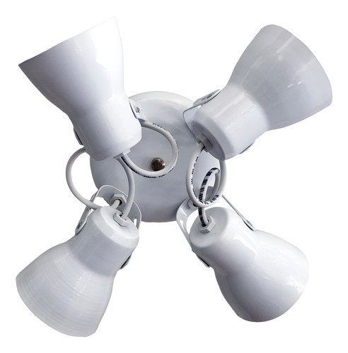 Aplique Spot De Chapa 4 Luces Apto Led - E27 - Imagen 14