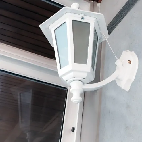 Farol Colonial De Pared 6 Caras Chico Fundición De Aluminio - Imagen 55