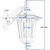 Farol Colonial De Pared 6 Caras Chico Fundición De Aluminio - Thumbnail Image 58