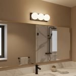 Spot Camarín Aplique De Pared 3 Luces Con Globo 5x10 (gz9)