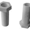 Chicoletas Grandes Plásticas C/rosca 3/8 - Pack 300 Unidades - Thumbnail Image 10