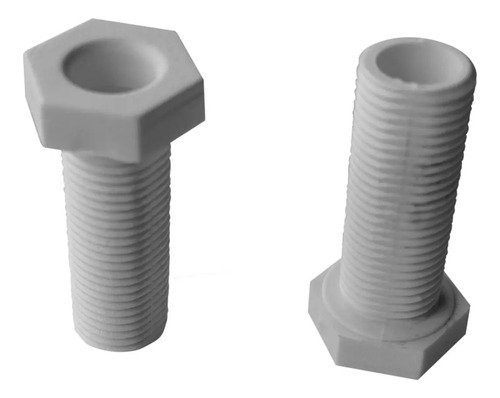 Chicoletas Grandes Plásticas C/rosca 3/8 - Pack 300 Unidades - Imagen 10