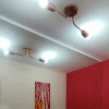 Spot Araña Recto Aplique Techo Vintage 2 Luces Metalizado - Thumbnail Image 9