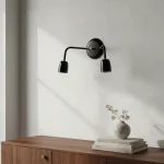 Spot Aplique Recto De Pared Moderno Vintage 2 Luces