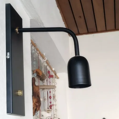 Aplique De Pared Moderno 1 Luz Soporte Rectangular - E27 - Imagen 6