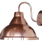 Spot De Pared Campana 25 Moderno Vintage Metalizado Apto Led