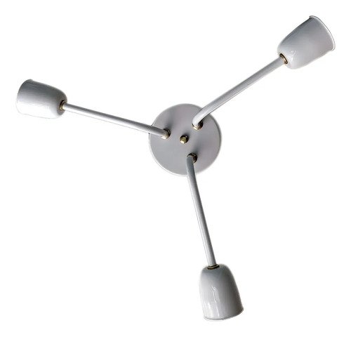 Spot Recto Aplique Techo O Pared Industrial Vintage 3 Luces - Imagen 4